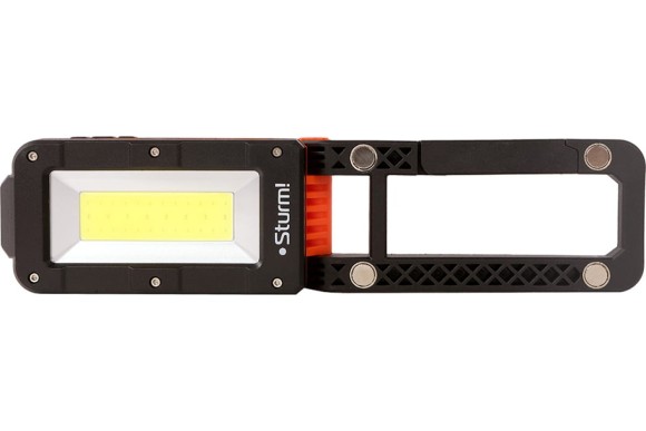 Фонарь прожектор МИНИ аккумул. 300 люм,,COB, магнитный Sturm