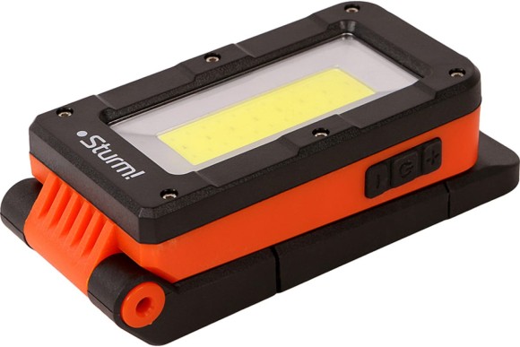 Фонарь прожектор МИНИ аккумул. 300 люм,,COB, магнитный Sturm