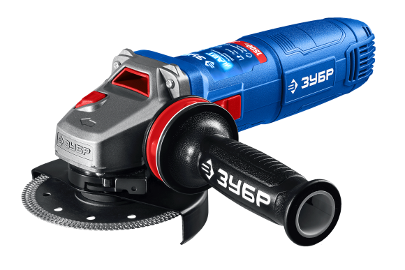 Шлифмашина угловая ЗУБР УШМ-П125-1505 ЭПСТ, флянец"МИГ"1500Вт, 125мм, 3000-9500об/мин, в коробке Шлифмашина угловая ЗУБР УШМ-П125-1505 ЭПСТ, флянец"МИГ"1500Вт, 125мм, 3000-9500об/мин, в коробке