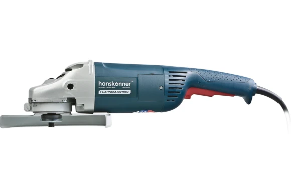 Шлифмашина угловая Hanskonner HAG22230B PLATINUM, 2200Вт, 230мм, 6500об/мин,коробка