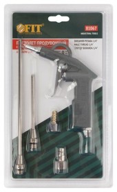 Обдувочный пистолет 81067 с набором насадок FIT Обдувочный пистолет 81067 с набором насадок FIT