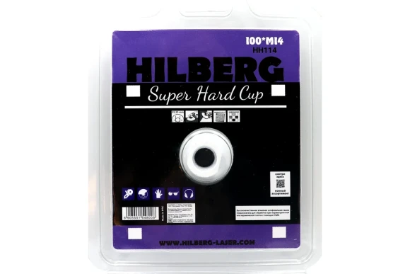 Чашка алмазная шлифовальная керамогранит 100*M14 Super Hard Cup HILBERG HH114