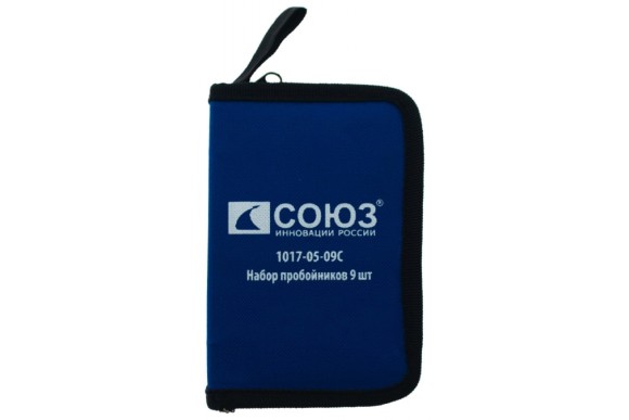 Набор пробойников 9шт  3,2-12,7мм Союз