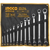Набор накидных ключей INGCO 6-32мм, 12шт. HKSPA3142 Набор накидных ключей INGCO 6-32мм, 12шт. HKSPA3142