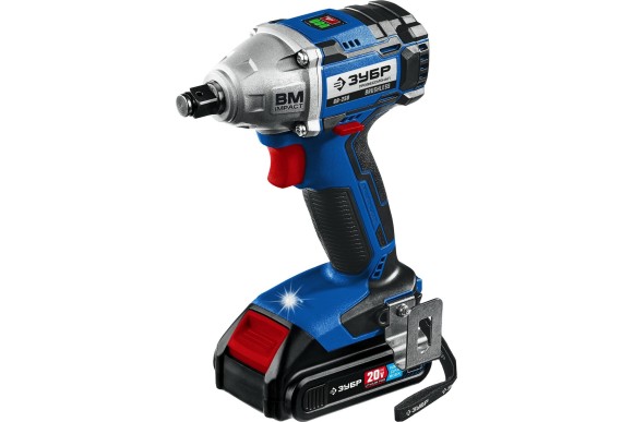 Гайковёрт(BL) аккум. ЗУБР GB-250-22, 20В, 280Н*м, квадрат 1/2", АКБ 2-шт (2А*ч), в кейсе Гайковёрт(BL) аккум. ЗУБР GB-250-22, 20В, 280Н*м, квадрат 1/2", АКБ 2-шт (2А*ч), в кейсе