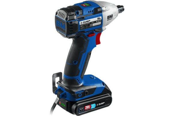 Гайковёрт(BL) аккум. ЗУБР GB-250-22, 20В, 280Н*м, квадрат 1/2", АКБ 2-шт (2А*ч), в кейсе Гайковёрт(BL) аккум. ЗУБР GB-250-22, 20В, 280Н*м, квадрат 1/2", АКБ 2-шт (2А*ч), в кейсе