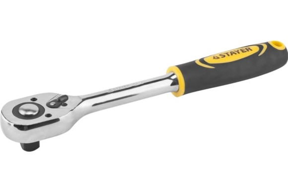Ключ трещотка PROFI 45зуб 1/4" STAYER 