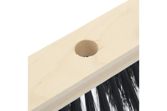 Щетка тротуарная деревянная 275*45мм, 5-ти рядная, без резьбы, без черенка Щетка тротуарная деревянная 275*45мм, 5-ти рядная, без резьбы, без черенка