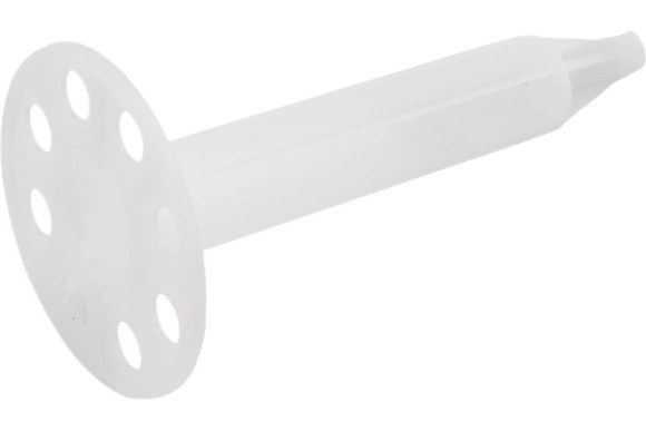 Дюбель-гриб тарельчатый с гвоздём 3,5*100мм 100шт для монтажного пистолета Fedast Дюбель-гриб тарельчатый с гвоздём 3,5*100мм 100шт для монтажного пистолета Fedast