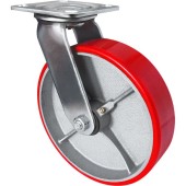 Колесо полиуретановое поворотное / d= 150, 300 кг.
