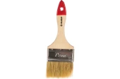 Кисть плоская, ЗУБР Универсал, 75 мм, 3", светлая натур. щетина, дерев. ручка, все виды ЛКМ