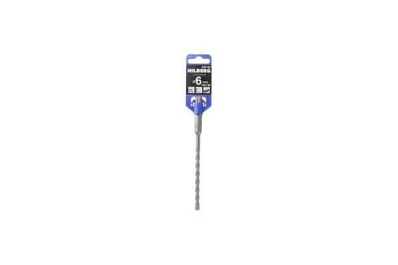 Бур 6*100*160мм 2-кромки SDS+ HILBERG