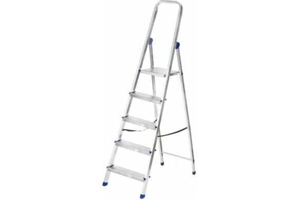 Стремянка алюминиевая 5 ступеней, 1.03м, 63-0-005 РемоКолор