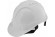 Каска защитная белая с храповым механизмом