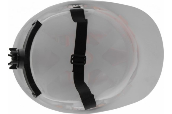 Каска защитная белая с храповым механизмом