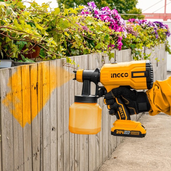 Краскораспылитель аккум.INGCO CSGLI2003,20В Li-ion-0шт,800мл, 800мл/мин Краскораспылитель аккум.INGCO CSGLI2003,20В Li-ion-0шт,800мл, 800мл/мин