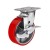 Колесо полиуретановое поворотное с тормозом / d= 100, 200 кг.