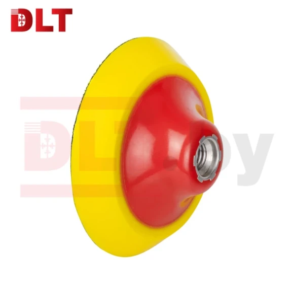 Насадка полиуретановая, утолщенная на липучке для АГШК(черепашка) 100мм М14 DLT 1188 