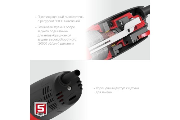 Шлифмашина угловая ЗУБР УШМ-125-1005, 1000Вт, 125мм,11000об/мин, Мастер, в коробке