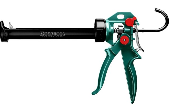 Пистолет для герметика скелетный  EXPERT 4-в-1, усиленый поворотный 310 мл KRAFTOOL