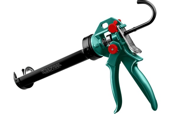 Пистолет для герметика скелетный  EXPERT 4-в-1, усиленый поворотный 310 мл KRAFTOOL