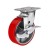 Колесо полиуретановое поворотное с тормозом / d= 200, 350 кг.
