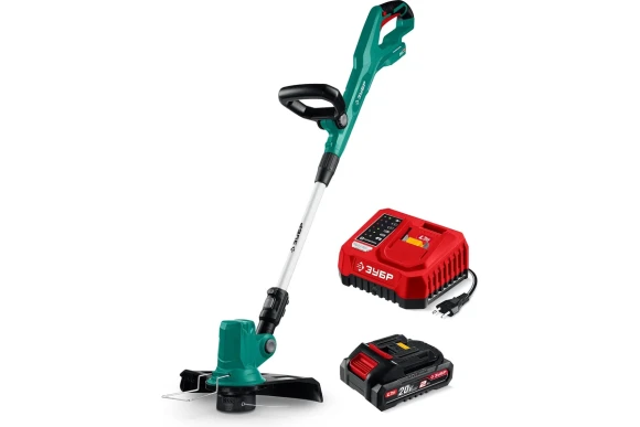 Триммер аккумуляторный(LMS) ЗУБР  ТАБ-2031-21,20В, 1 АКБ 2 А*ч, 310мм,коробка