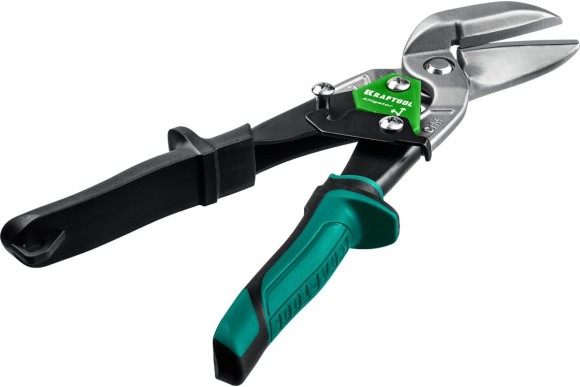 Ножницы по металлу усиленные левые Alligator 250мм KRAFTOOL Ножницы по металлу усиленные левые Alligator 250мм KRAFTOOL