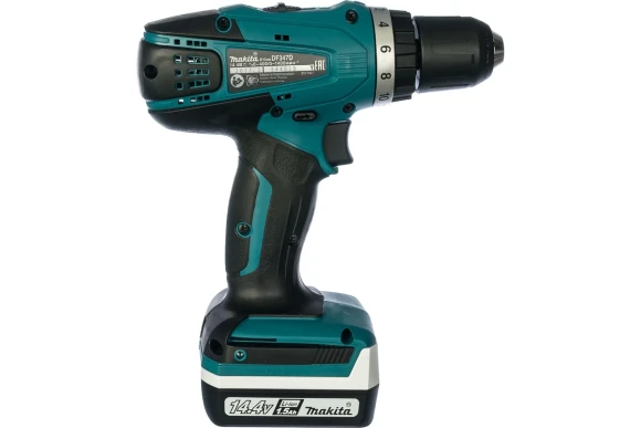 Шуруповёрт аккум. MAKITA DF347DWLE  30Н/м,14В,1,3А/ч2шт* Li-ion кейса+фонарь
