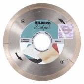 Диск алмазный по керамограниту 105 х 0.8 х 22.2мм, сплошной, мокрый, Scalpel Hilberg Диск алмазный по керамограниту 105 х 0.8 х 22.2мм, сплошной, мокрый, Scalpel Hilberg