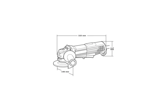 Шлифмашина углов.MAKITA GA5050R 1300Вт,125*22,2мм,11000об/мин