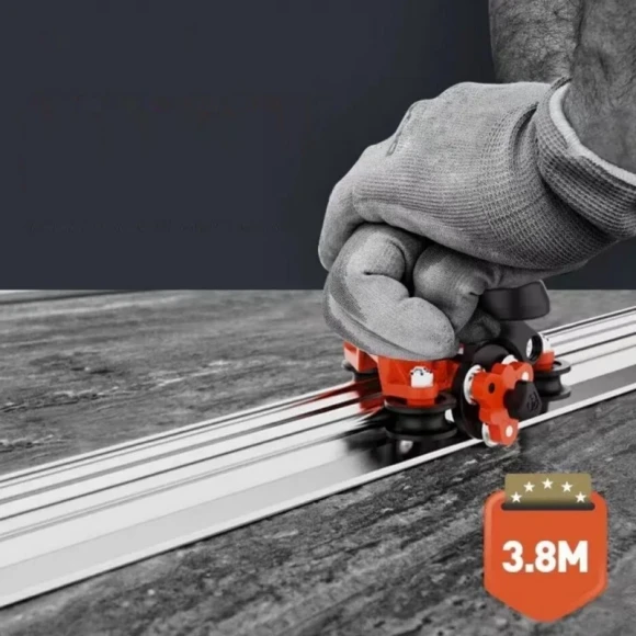 Плиткорез Slim Cutter MAX-Plus 3.8м 3800мм(напрвляющие*3шт,каретка,сепаратор,присоски ,чехол DLT