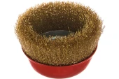 Щётка-крацовка чашечная для УШМ М14, 125мм, стальная проволока, Matrix Щётка-крацовка чашечная для УШМ М14, 125мм, стальная проволока, Matrix