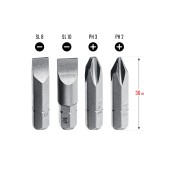 Набор бит 4пр.36мм для ударно-поворотной отвёртки KRAFTOOL