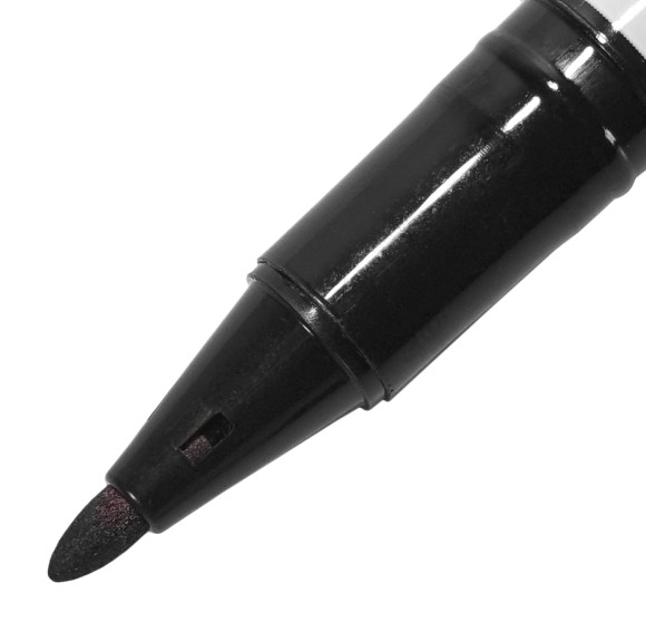 Маркер перманентный чёрный двухсторонний 0,5-1,0 мм LEKON 12281 Маркер перманентный чёрный двухсторонний 0,5-1,0 мм LEKON 12281