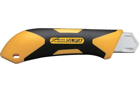 Нож OLFA "AUTOLOCK" с выдвижным лезвием, двухкомпонентный корпус, 25мм OL-XH-AL