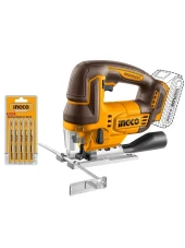 Лобзик (BL) аккум INGCO CJSLI1008,20В Li-ion-0шт,3000о/мин.110/12мм,без аккум.без зарядного ус-ва