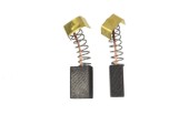 Щетки угольные для ШТЕРН AG 230W, ДВТ ДВТ WS-180, FORWARD 230W 7х11х16 пружина пятак-круг(2шт)