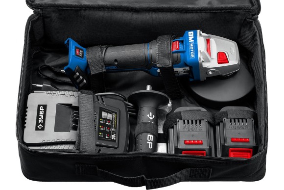 Шлифмашина(BL) угловая аккум. ЗУБР AB-125-42, 20В, 125мм, 4000-10000об/мин, АКБ 2-шт (4А*ч) Шлифмашина(BL) угловая аккум. ЗУБР AB-125-42, 20В, 125мм, 4000-10000об/мин, АКБ 2-шт (4А*ч)