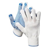 Перчатки х/б с ПВХ точки DEXX 7-нити 7 класс Перчатки х/б с ПВХ точки DEXX 7-нити 7 класс