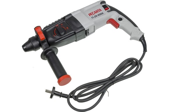 Перфоратор Ресанта П-28-800К,800В, 3,4Дж,28мм. Перфоратор Ресанта П-28-800К,800В, 3,4Дж,28мм.