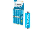 Батарейки АА (пальчиковые) LR6-10BL, 10шт, Космос Батарейки АА (пальчиковые) LR6-10BL, 10шт, Космос