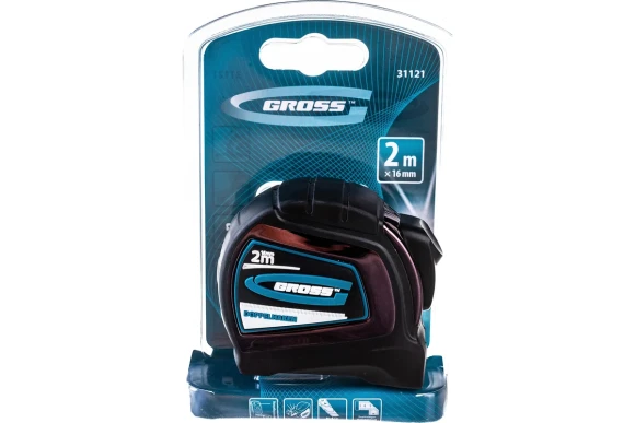 Рулетка 2м*16мм,Doppelhaken GROSS 31121