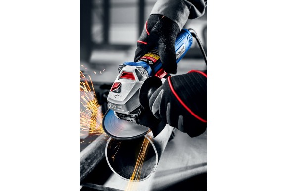 Шлифмашина угловая ЗУБР УШМ-П125-1400 ПСТ, 1400Вт, 125мм, 11000об/мин, Профи, в коробке