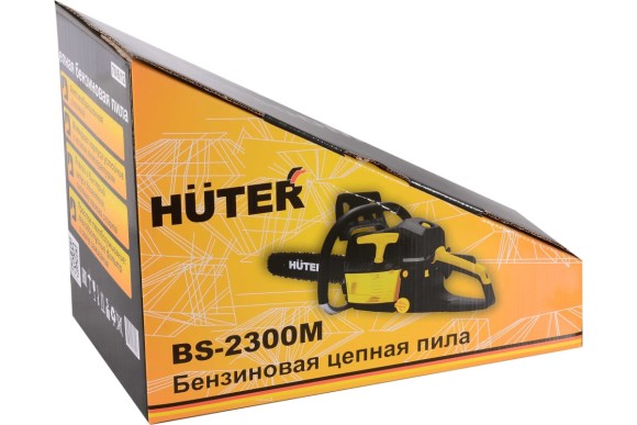Бензопила HUTER BS-2300М 2.3кВт(3,1л.с),40см,3,8"1,3-57зв