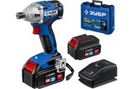 Винтовёрт(BL) ЗУБР GVB-250-42, 20В, 280Н*м, 1/4HEX, 2400об/мин, АКБ 2-шт (4А*ч), в кейсе Винтовёрт(BL) ЗУБР GVB-250-42, 20В, 280Н*м, 1/4HEX, 2400об/мин, АКБ 2-шт (4А*ч), в кейсе
