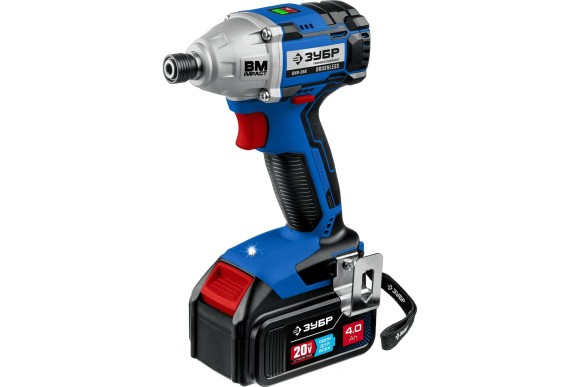 Винтовёрт(BL) ЗУБР GVB-250-42, 20В, 280Н*м, 1/4HEX, 2400об/мин, АКБ 2-шт (4А*ч), в кейсе Винтовёрт(BL) ЗУБР GVB-250-42, 20В, 280Н*м, 1/4HEX, 2400об/мин, АКБ 2-шт (4А*ч), в кейсе