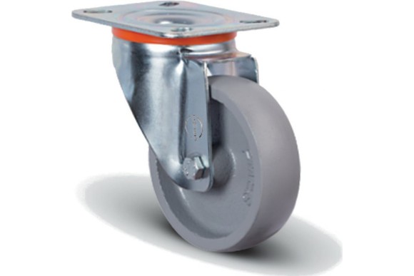 Колесо термостойкое чугунное поворотное 100 мм Колесо термостойкое чугунное поворотное 100 мм