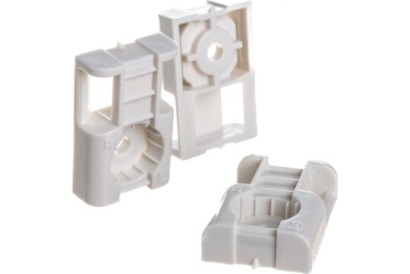 Площадка под стяжку для прямого монтажа,100шт белая, Промрукав Площадка под стяжку для прямого монтажа,100шт белая, Промрукав