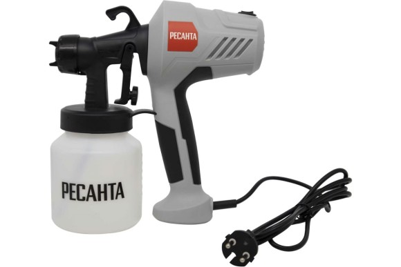 Краскопульт электрический Ресанта ЭКП-400  400Вт,1,7мм, 0,7 л/мин